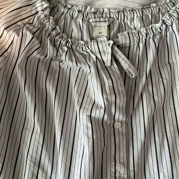 Club Monaco striped cotton top - Picture 4 of 4